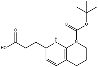 8-N-BOC-5,6,7,8-TETRAHYDRO-1,8-NAPHTHYRIDIN-2-PROPOINIC ACID
