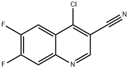 4-CHLORO-6,7-DIFLUORO-QUINOLINE-3-CARBONITRILE
