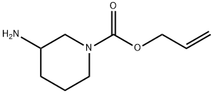 3-アミノ-1-N-ALLOC-ピペリジン 化学構造式