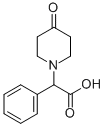 2-(4-氧代哌啶-1-基)-2-苯基乙酸 结构式