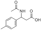 N-ACETYL-2-(P-TOLYL)-DL-BETA-ALANINE
 Structure