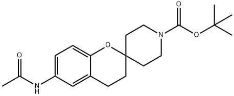 6-ACETYLAMINO-2-SPIRO(N-BOC-PIPERIDINE-4-YL)-BENZOPYRAN
 Structure