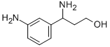 3-氨基-3-(3-氨基苯基)丙-1-醇 结构式