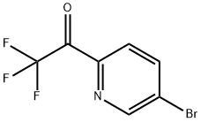1- (5-Бром-2-пиридинил) -2,2,2-трифторэтанон структура
