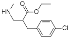2-(4-氯苄基)-3-(甲基氨基)丙酸乙酯, 886364-67-6, 结构式