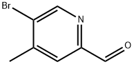 5-溴-4-甲基吡啶-2-甲醛,886364-94-9,结构式