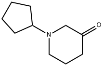 1-环戊烷基哌啶-3-酮,886365-33-9,结构式