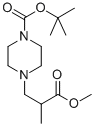 2-METHYL-3-(4-BOC-PIPERAZIN-1-YL)-PROPIONIC ACID METHYL ESTER Structure