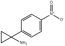 1-(4-硝基苯基)-环丙胺, 886366-56-9, 结构式