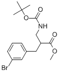 METHYL 2-N-BOC-2-AMINOMETHYL-3-(3-BROMO-PHENYL)-PROPIONATE
|2-(3-溴苄基)-3-((叔丁氧基羰基)氨基)丙酸甲酯