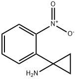Cyclopropanamine, 1-(2-nitrophenyl)- Struktur