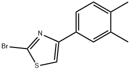 2-BROMO-4-(3,4-DIMETHYL-PHENYL)-THIAZOLE Struktur