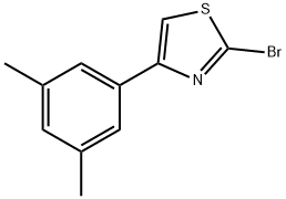2-BROMO-4-(3,5-DIMETHYL-PHENYL)-THIAZOLE Struktur