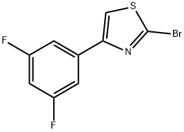 2-BROMO-4-(3,5-DIFLUORO-PHENYL)-THIAZOLE Structure