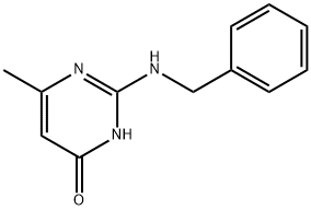 2-(Benzylamino)-6-methylpyrimidin-4-ol Struktur