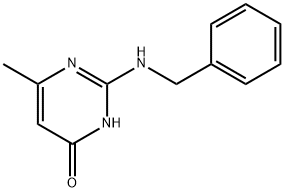 2-(Benzylamino)-6-methylpyrimidin-4-ol,88637-00-7,结构式