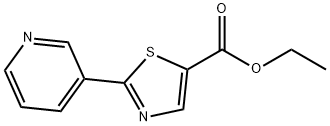 2-(吡啶-3-基)噻唑-5-甲酸乙酯, 886370-75-8, 结构式