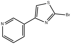 2-BROMO-4-(PYRIDIN-3-YL)THIAZOLE, 886370-95-2, 结构式