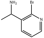 1-(2-BROMO-PYRIDIN-3-YL)-ETHYLAMINE Structure