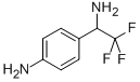 4-(1-氨基-2,2,2-三氟-乙基)-苯胺, 886371-51-3, 结构式