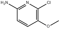 6-CHLORO-5-METHOXY-PYRIDIN-2-YLAMINE 化学構造式