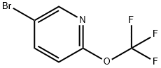 5-ブロモ-2-トリフルオロメトキシピリジン 化学構造式