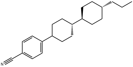 4-[trans-4-(trans-4-Propylcyclohexyl) cyclohexyl]benzonitrile Structure