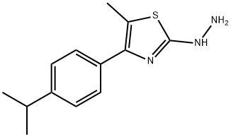 5-METHYL-4-[4-(1-METHYLETHYL)PHENYL]-2(3H)-THIAZOLONE HYDRAZONE,886494-53-7,结构式