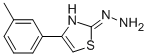 4-(3-METHYLPHENYL)-2(3H)-THIAZOLONE HYDRAZONE 化学構造式