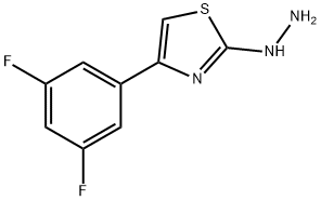 4-(3,5-DIFLUOROPHENYL)-2(3H)-THIAZOLONE HYDRAZONE 化学構造式