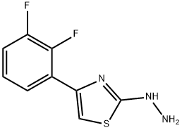 4-(2,3-DIFLUOROPHENYL)-2(3H)-THIAZOLONE HYDRAZONE,886495-05-2,结构式
