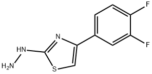 4-(3,4-DIFLUOROPHENYL)-2(3H)-THIAZOLONE HYDRAZONE,886495-11-0,结构式