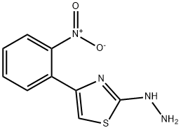 4-(2-NITROPHENYL)-2(3H)-THIAZOLONE HYDRAZONE 化学構造式