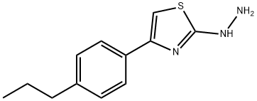 4-(4-PROPYLPHENYL)-2(3H)-THIAZOLONE HYDRAZONE Struktur