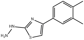 4-(3,4-DIMETHYLPHENYL)-2(3H)-THIAZOLONE HYDRAZONE 化学構造式