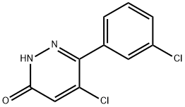 5-CHLORO-6-(3-CHLOROPHENYL)PYRIDAZIN-3(2H)-ONE
 Structure