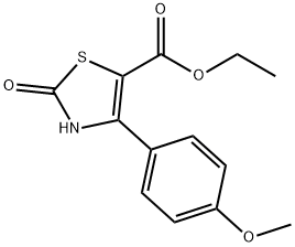 4-(4-METHOXY-PHENYL)-2-OXO-2,3-DIHYDRO-THIAZOLE-5-CARBOXYLIC ACID ETHYL ESTER|4-(4-甲氧基苯基)-2-氧代-2,3-二氢噻唑-5-甲酸乙酯