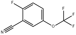2-FLUORO-5-(TRIFLUOROMETHOXY)BENZONITRILE
 化学構造式