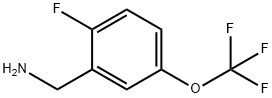 2-氟-5-(三氟甲氧基)苄胺, 886498-13-1, 结构式