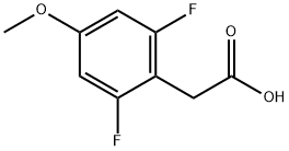 2,6-difluoro-4-methoxyphenylacetic acid Structure