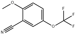 2-甲氧基-5-(三氟甲氧基)苯甲腈,886500-03-4,结构式