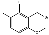 2,3-DIFLUORO-6-METHOXYBENZYL BROMIDE Struktur