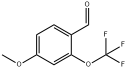 4-甲氧基-2-三氟甲氧基苯甲醛,886503-52-2,结构式