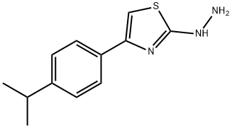 4-[4-(1-METHYLETHYL)PHENYL]-2(3H)-THIAZOLONE HYDRAZONE Struktur