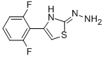 4-(2,6-DIFLUOROPHENYL)-2(3H)-THIAZOLONE HYDRAZONE Structure