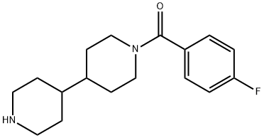 (4-氟苯基)-[4-(4-哌啶基)-1-哌啶基]甲酮,886506-15-6,结构式