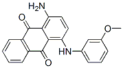 1-amino-4-[(3-methoxyphenyl)amino]anthraquinone Structure