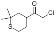 Ethanone, 2-chloro-1-(tetrahydro-2,2-dimethyl-2H-thiopyran-4-yl)- (9CI) 化学構造式