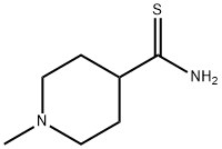 1-METHYLPIPERIDINE-4-CARBOTHIOAMIDE, 88654-17-5, 结构式