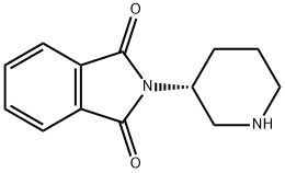 3-(R)-PIPERIDINYL PHTHALIMIDE HC, 886588-61-0, 结构式